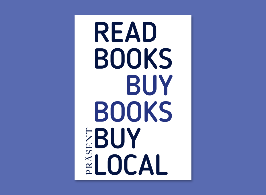 Plakat Read Books, Buy Books, Buy Local
