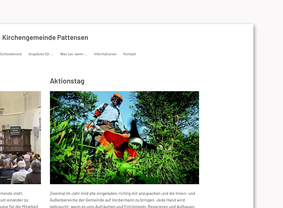 Homepage Kirchengemeinde Pattensen