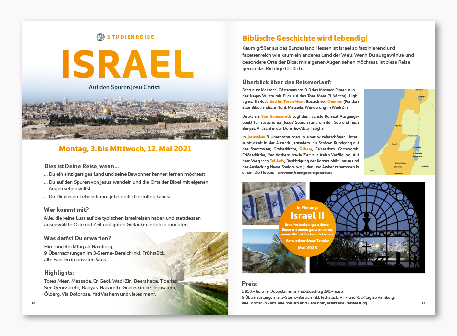 Horizonte erweitern Studienreise Israel